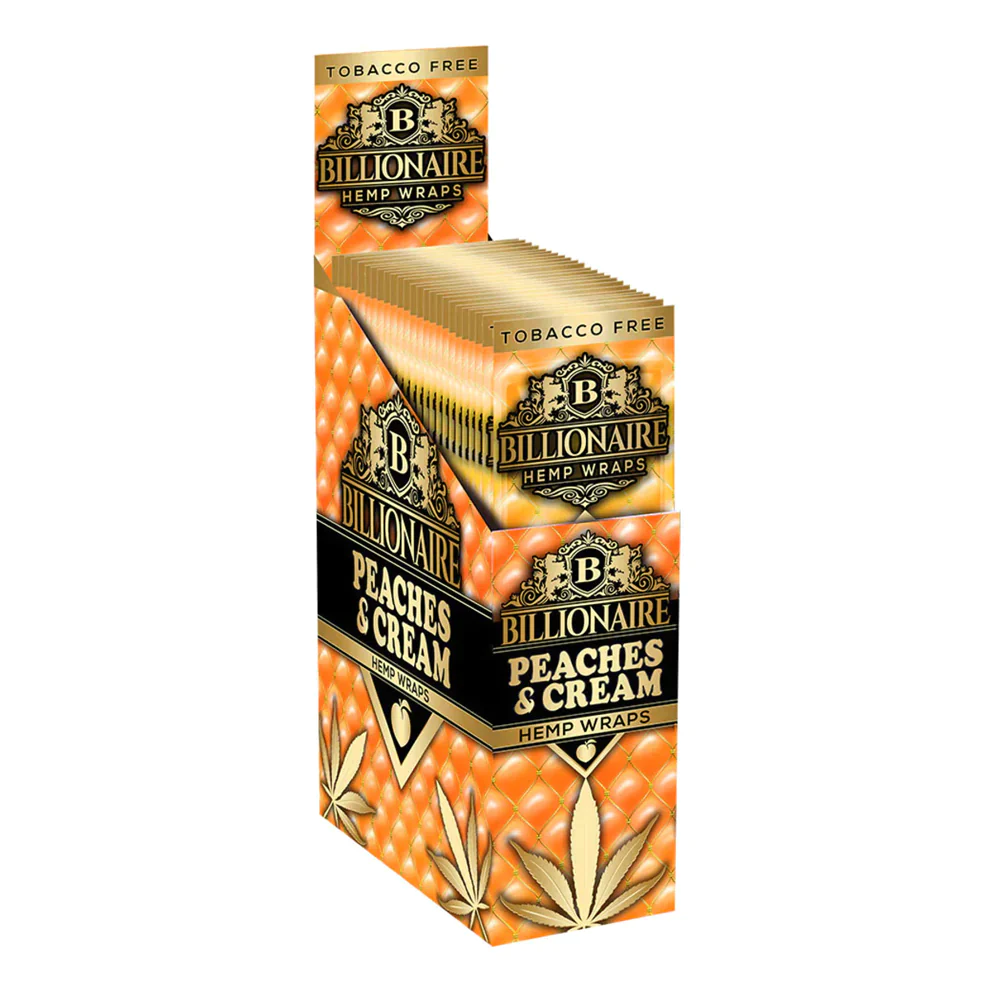 Billionaire Hemp Wraps - Peaches & Cream