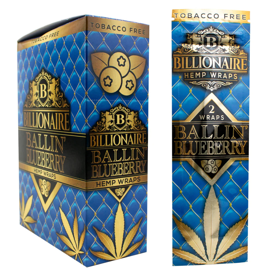 Billionaire Hemp Wraps - Ballin Blueberry