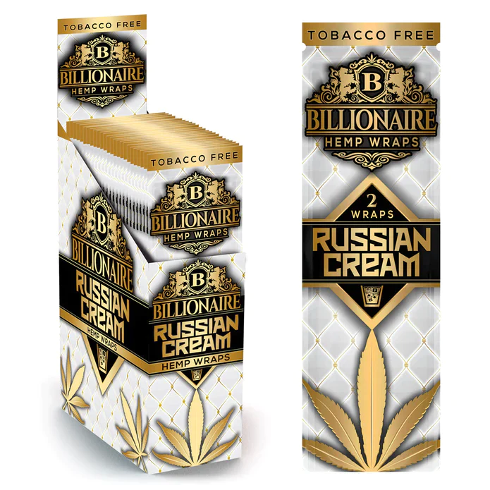 Billionaire Hemp Wraps - Russian Cream