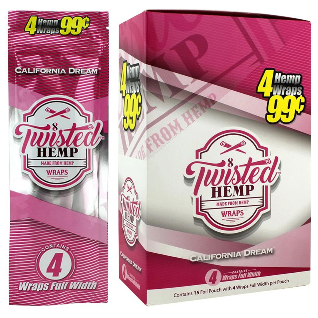 Twisted Hemp Wrap California Dream Flavor